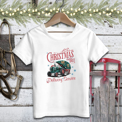 Holiday Youth Shirt Youth T-shirt / White / S Christmas Tree Delivery Youth Shirt