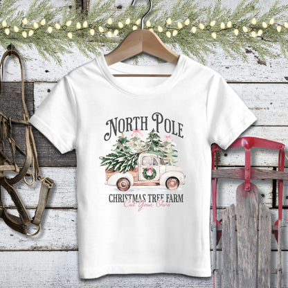 Holiday Youth Shirt Youth T-shirt / White / S North Pole Tree Farm Youth Shirt