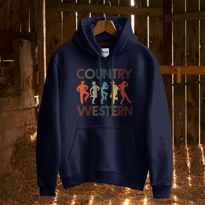 Hoodie Adult Hoodie / S / Navy Country Western Dancers Hoodie