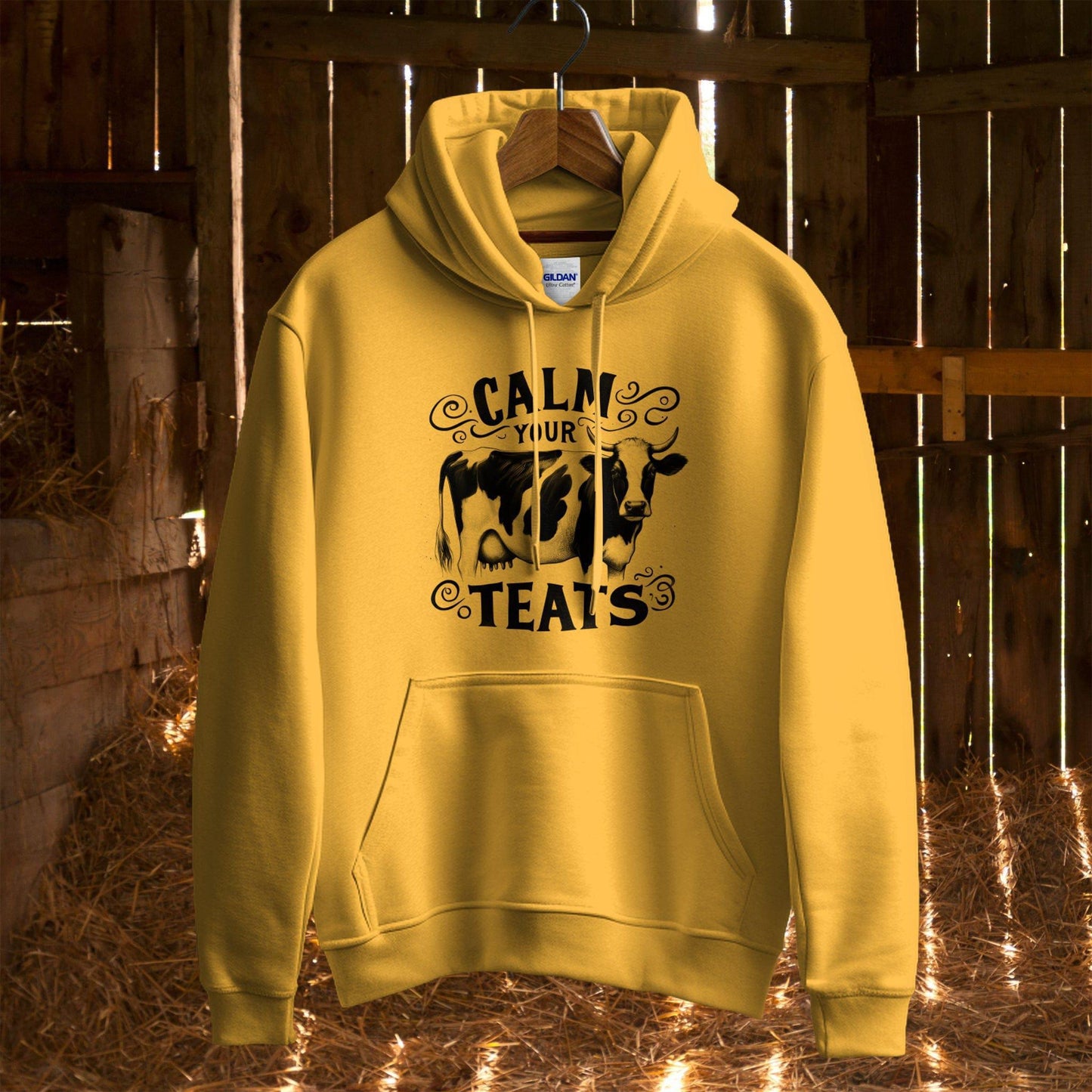 Hoodie S / Gold Calm Your Teats Hoodie