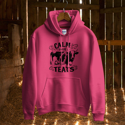 Hoodie S / Heliconia Calm Your Teats Hoodie