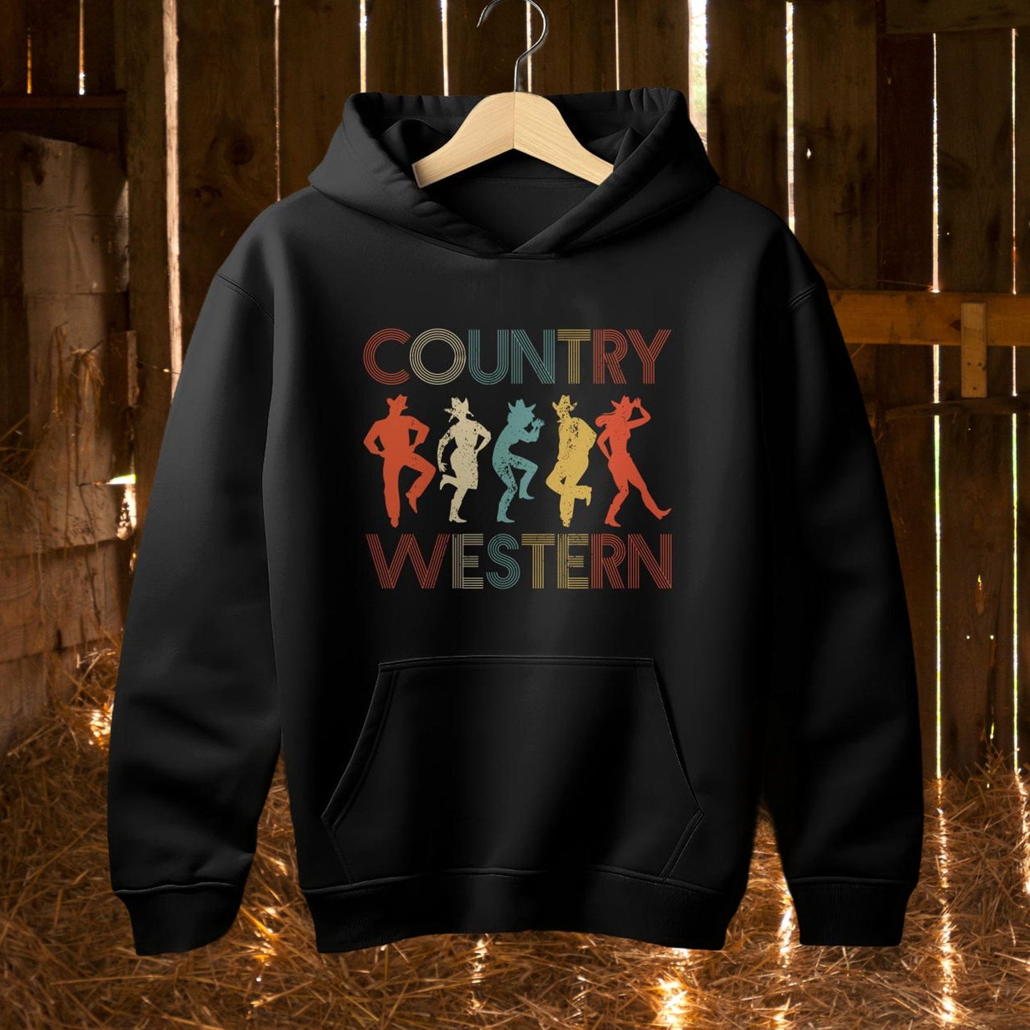 Hoodie Youth Hoodie / S / Black Country Western Dancers Hoodie