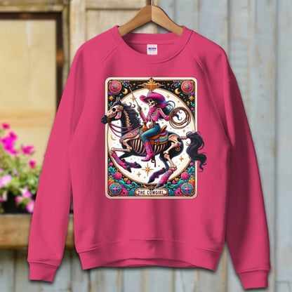 Ladies Shirt Adult Sweatshirt / S / Heliconia Tarot Card Cowgirl Shirt