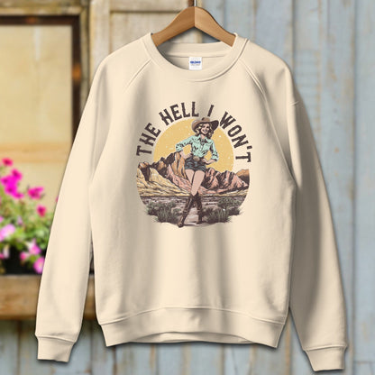 Ladies Shirt Adult Sweatshirt / S / Sand The Hell I Won't Shirt