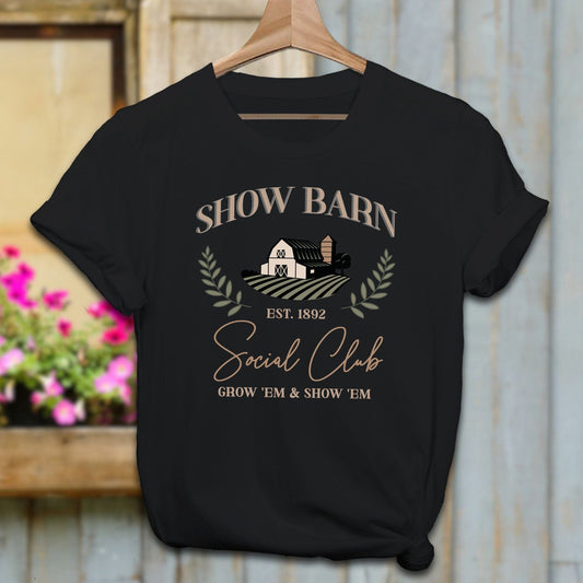 Ladies Shirt Adult T-Shirt / Black Blend / XS Show Barn Social Club Shirt