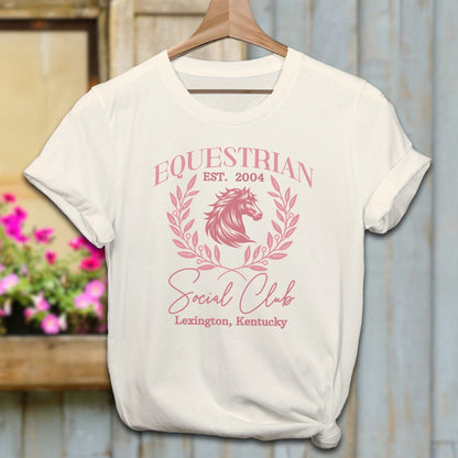 Ladies Shirt Adult T-Shirt / Natural / XS Equestrian Social Club Shirt