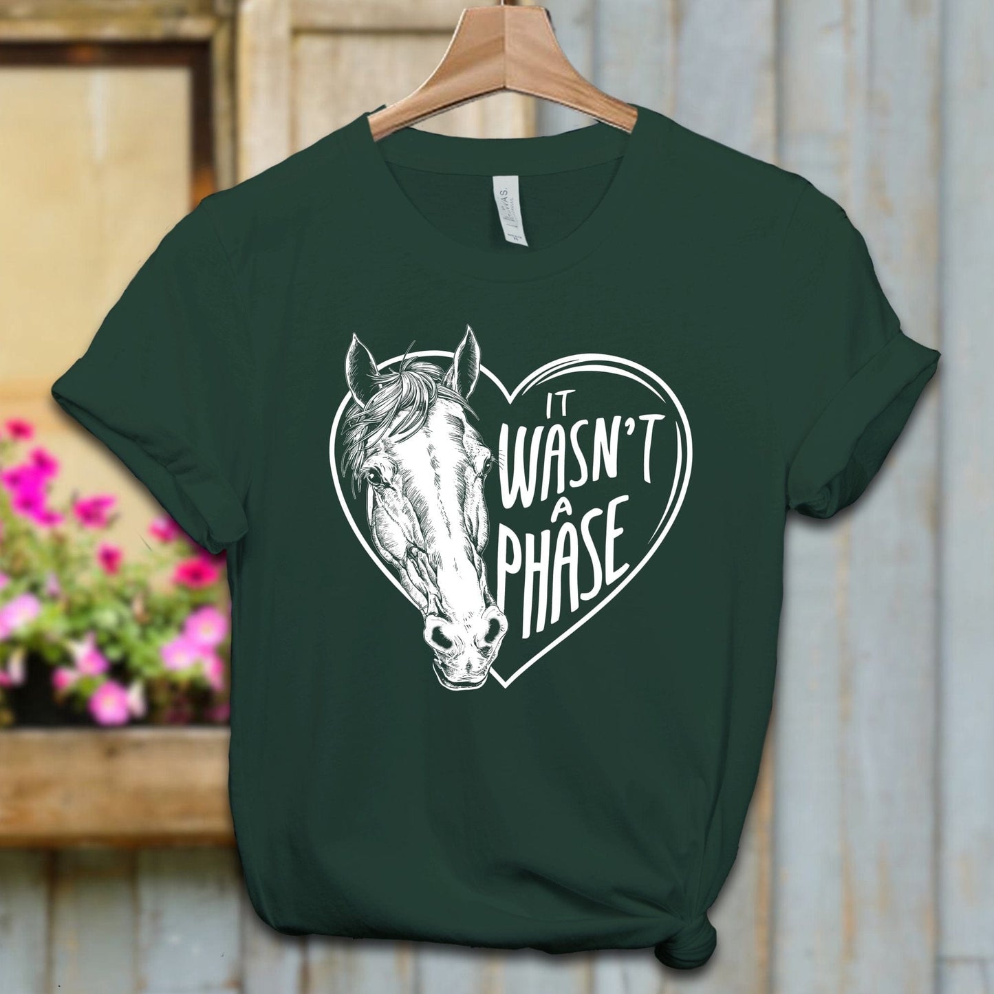 Ladies Shirt Adult T-shirt / XS / Forest It Wasn't a Phase Shirt