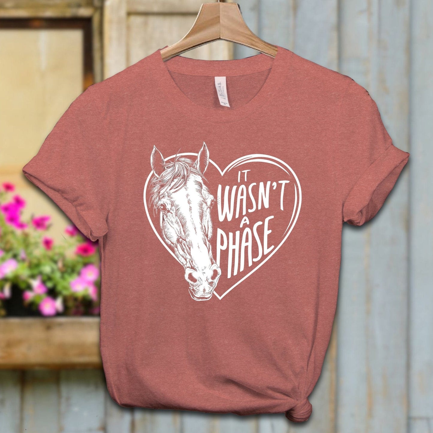 Ladies Shirt Adult T-shirt / XS / Heather Clay It Wasn't a Phase Shirt