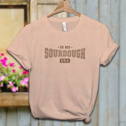 Ladies Shirt Adult T-shirt / XS / Heather Peach In My Sourdough Era Shirt