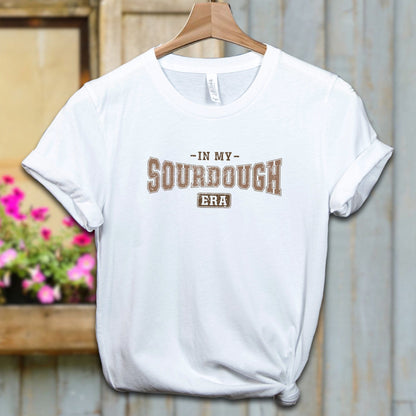 Ladies Shirt Adult T-shirt / XS / White In My Sourdough Era Shirt