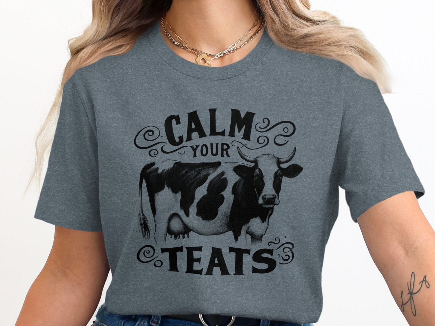 Ladies Shirt Calm Your Teats Shirt