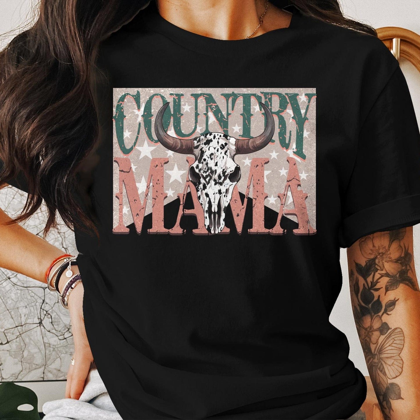 Ladies Shirt Country Mama Shirt