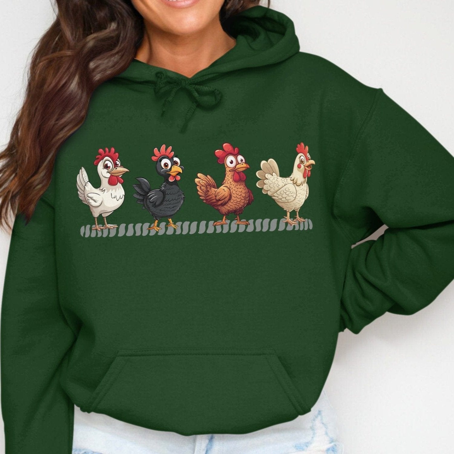 Ladies Shirt Funny Chicken Shirt