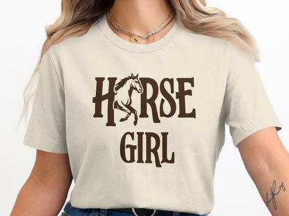 Ladies Shirt Horse Girl Shirt