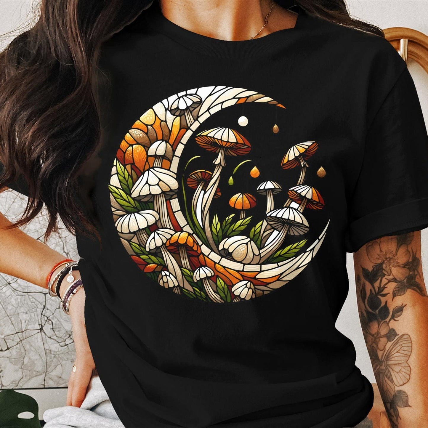 Ladies Shirt Mystical Moonlit Shirt