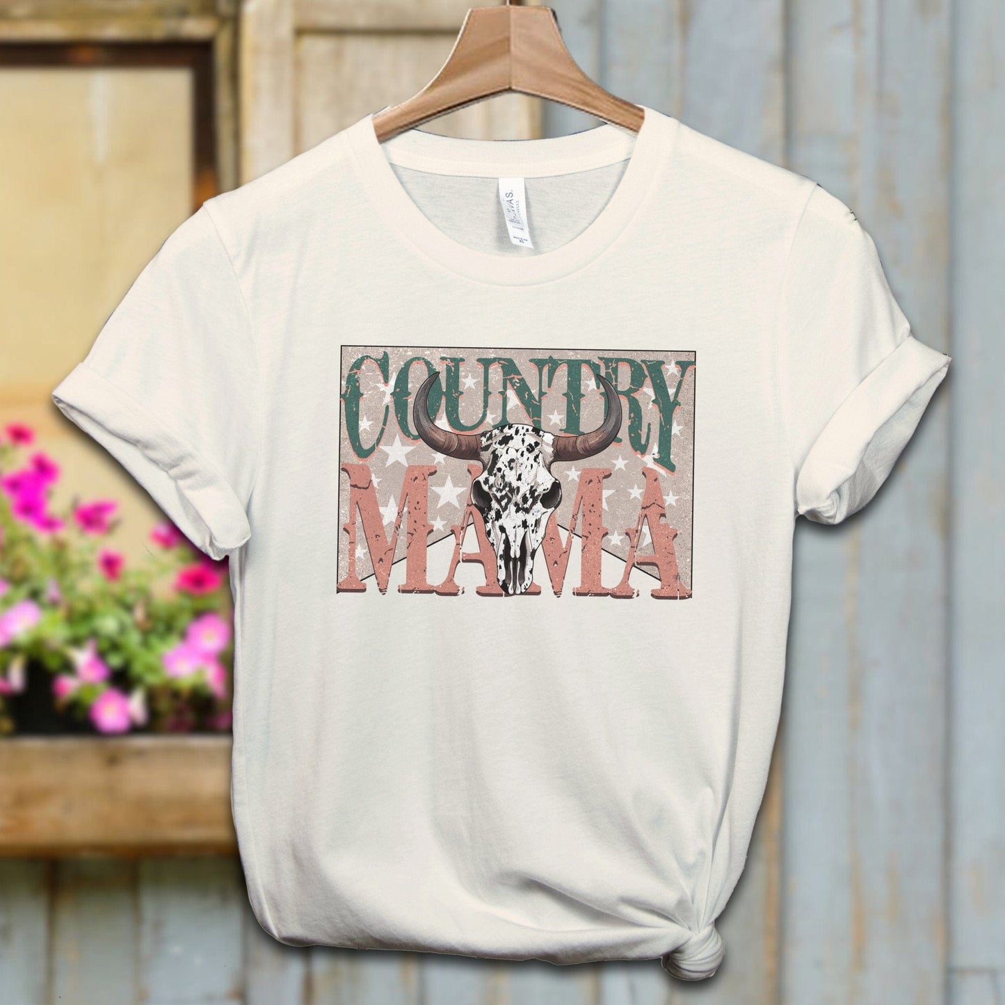 Ladies Shirt Natural / XS / Adult T-shirt Country Mama Shirt