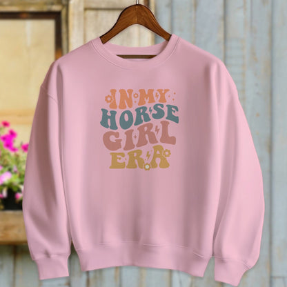 Ladies Shirt Sweatshirts / Light Pink / S In My Horse Girl Era Shirt