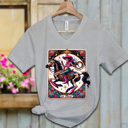 Ladies Shirt Tarot Card Cowgirl Shirt