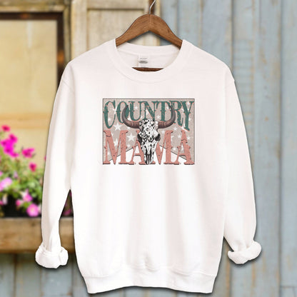 Ladies Shirt White / S / Adult Sweatshirt Country Mama Shirt