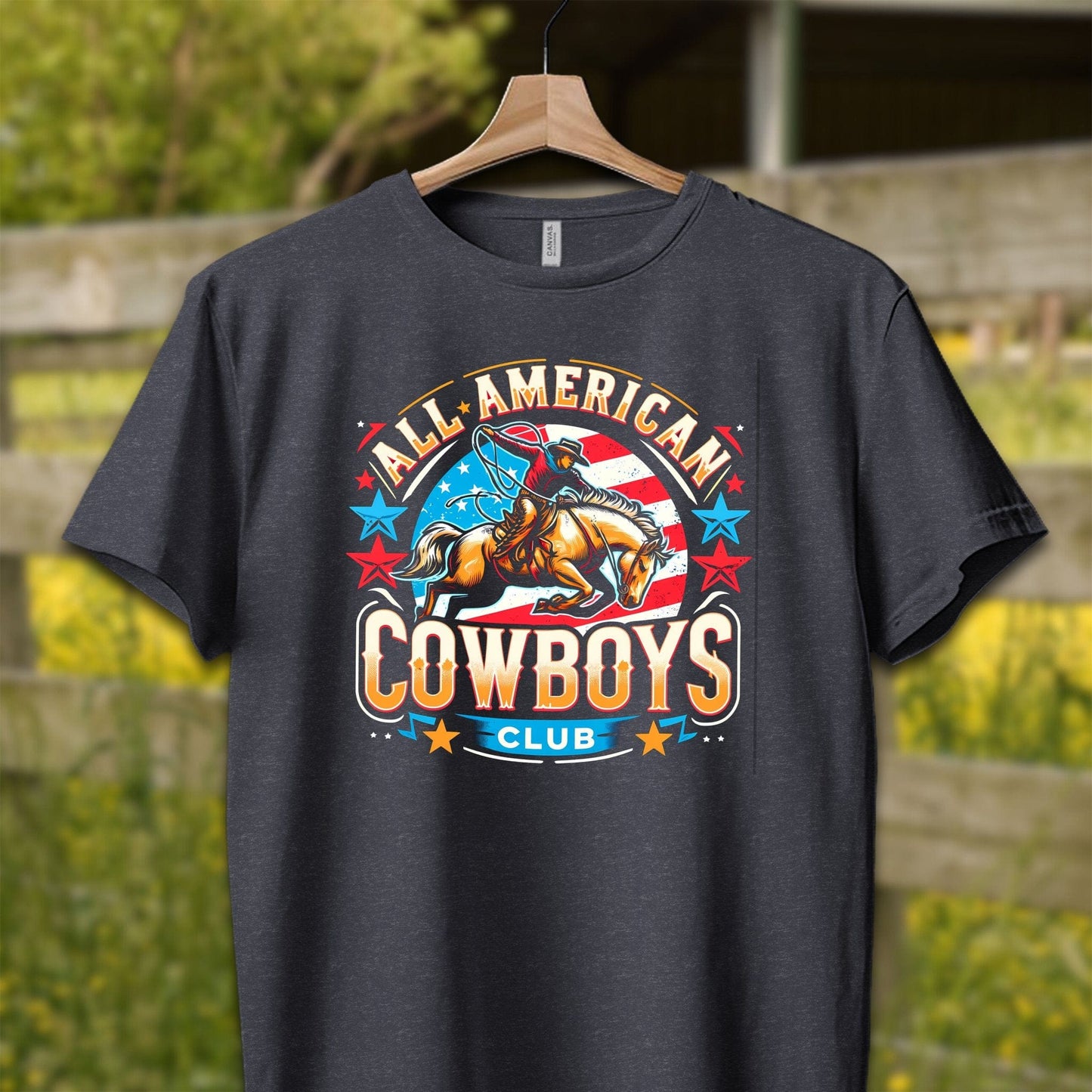 Mens Shirts Adult Sweatshirt / 5XL / Navy All American Cowboys Club Shirt