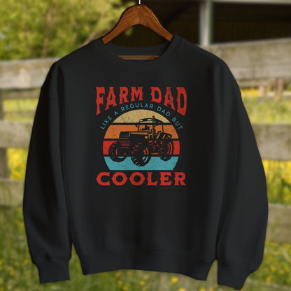 Mens Shirts Adult Sweatshirt / Black / S Farm Dad Shirt