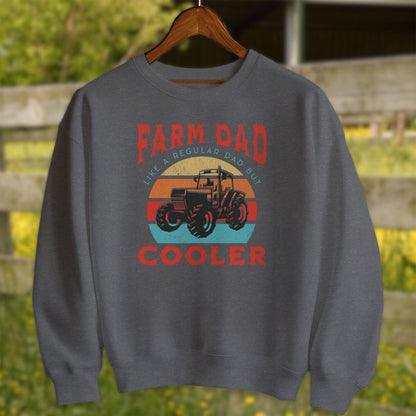 Mens Shirts Adult Sweatshirt / Dark Heather / S Farm Dad Shirt