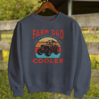 Mens Shirts Adult Sweatshirt / Heather Sport Dark Navy / S Farm Dad Shirt