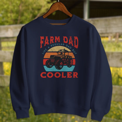 Mens Shirts Adult Sweatshirt / Navy / S Farm Dad Shirt