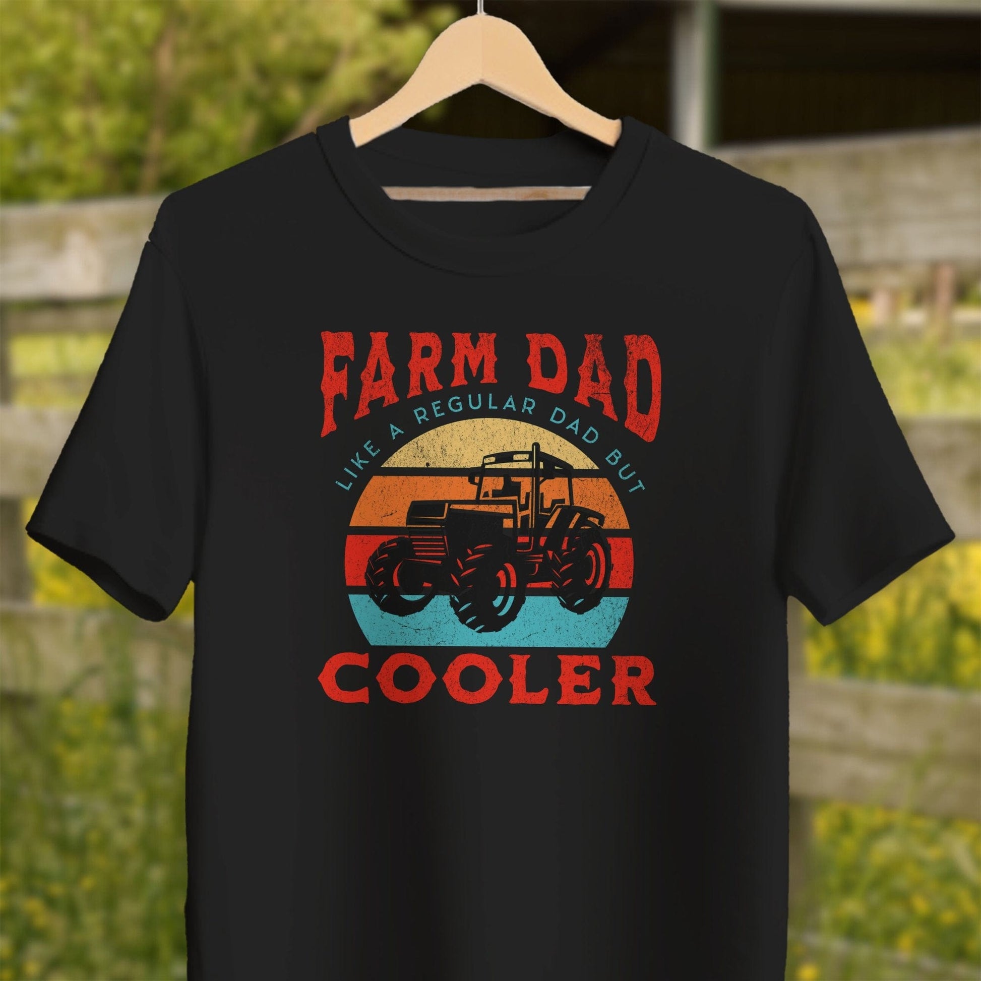 Mens Shirts Adult T-Shirt / Black / XS Farm Dad Shirt