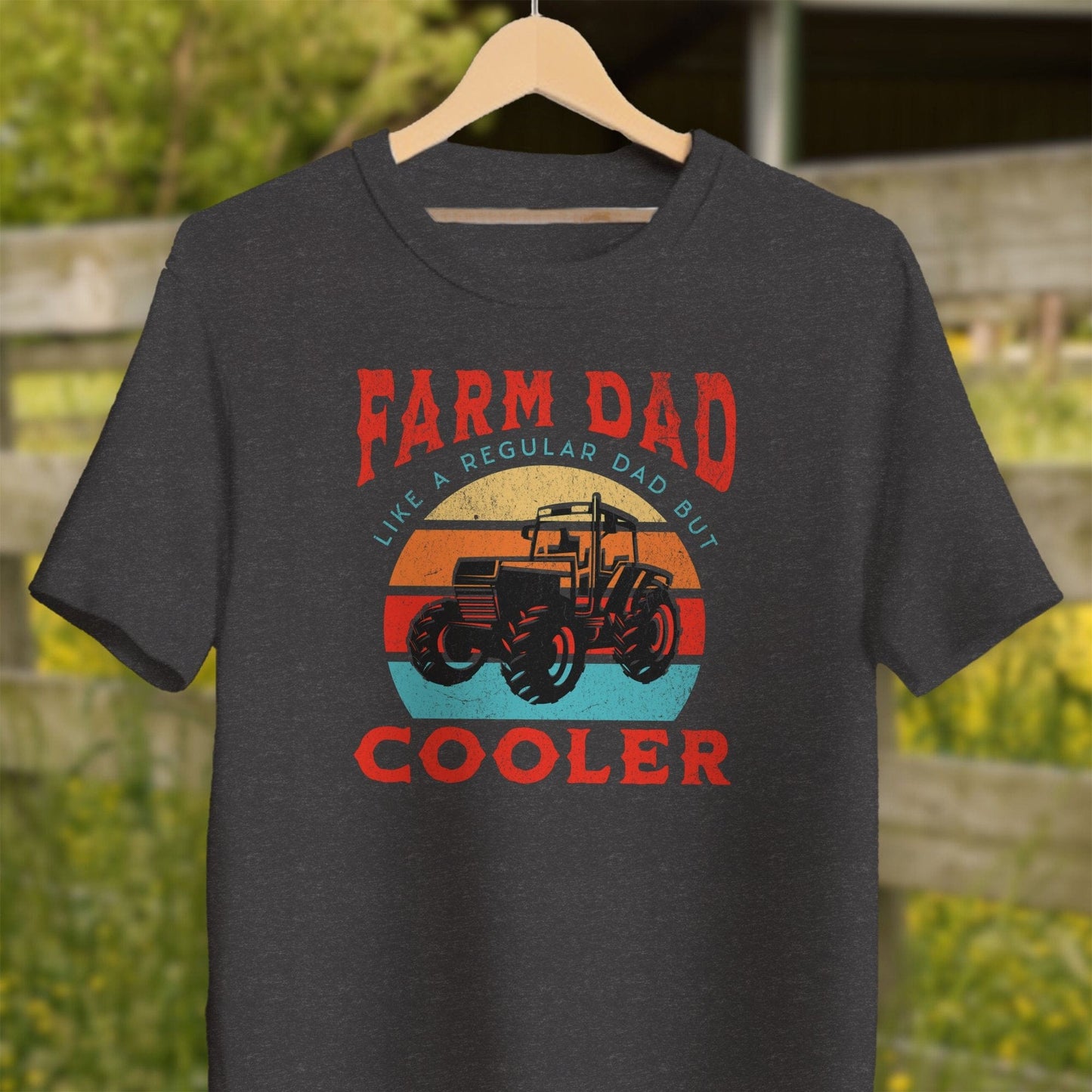 Mens Shirts Adult T-Shirt / Dark Grey Heather / XS Farm Dad Shirt