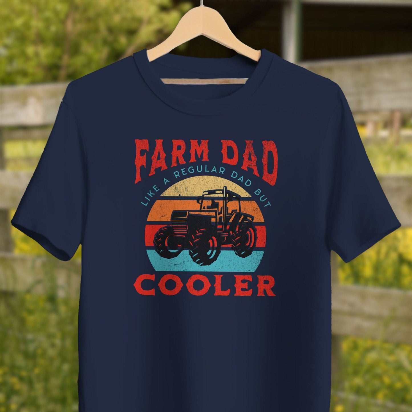 Mens Shirts Adult T-Shirt / Navy / XS Farm Dad Shirt