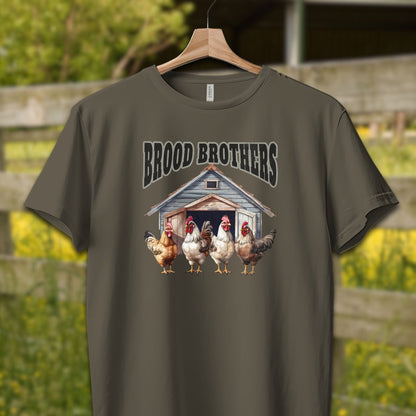 Mens Shirts Adult T-Shirt / XS / Army Brood Brothers Shirt