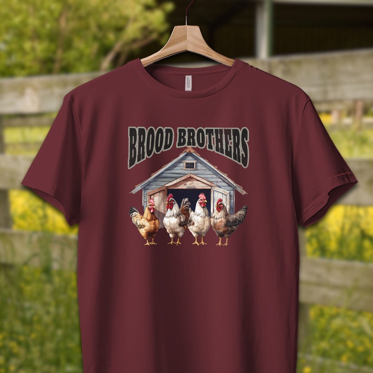 Mens Shirts Adult T-Shirt / XS / Maroon Brood Brothers Shirt