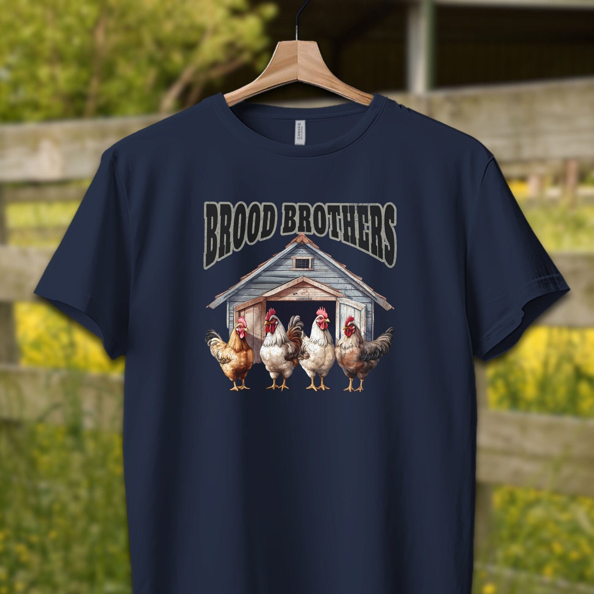 Mens Shirts Adult T-Shirt / XS / Navy Brood Brothers Shirt