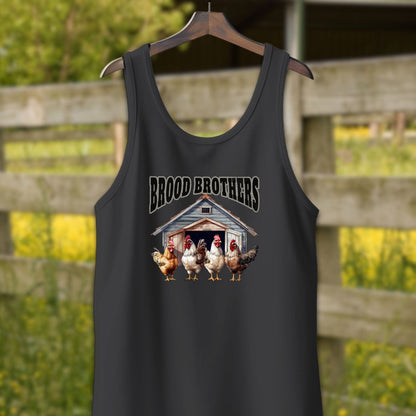 Mens Shirts Adult Tank Top / XS / Dark Grey Brood Brothers Shirt