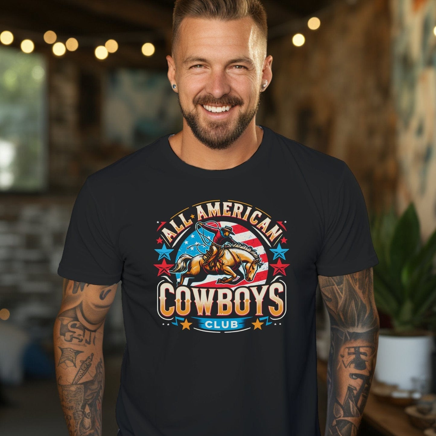 Mens Shirts All American Cowboys Club Shirt