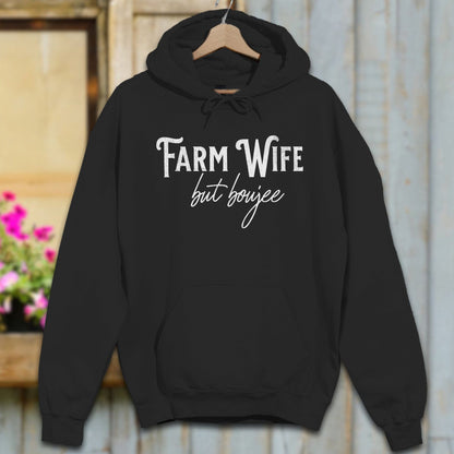 Physical Item Adult Hoodie / S / Black Farm Wife but Boujee Shirt