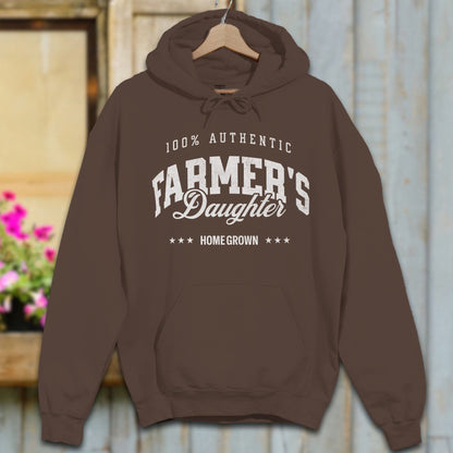 Physical Item Adult Hoodie / S / Dark Chocolate 100% Authentic Farmers Daughter Shirt