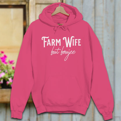 Physical Item Adult Hoodie / S / Heliconia Farm Wife but Boujee Shirt