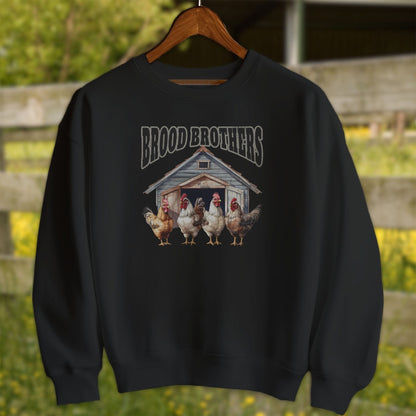 Physical Item Adult Sweatshirt / S / Black Brood Brothers Shirt