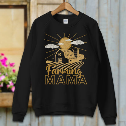 Physical Item Adult Sweatshirt / S / Black Farming Mama Shirt