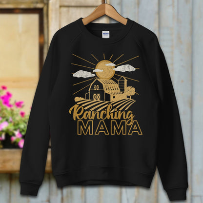 Physical Item Adult Sweatshirt / S / Black Ranching Mama Shirt