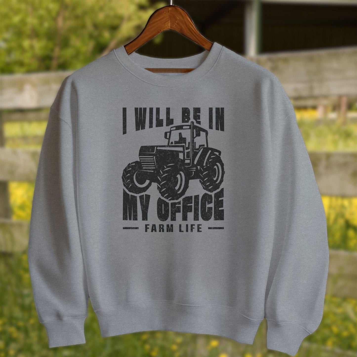 Physical Item Adult Sweatshirt / S / Graphite Heather I Will Be In My Office Shirt