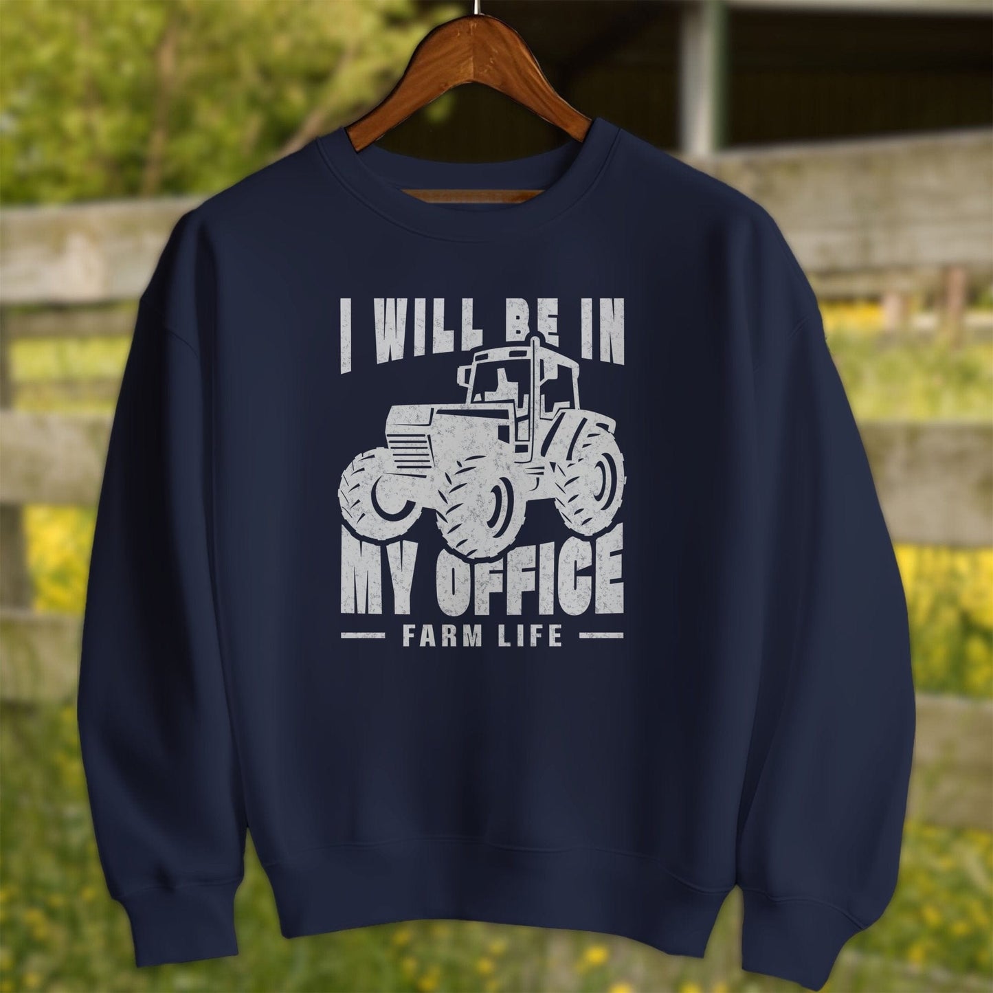 Physical Item Adult Sweatshirt / S / Navy I Will Be In My Office Shirt