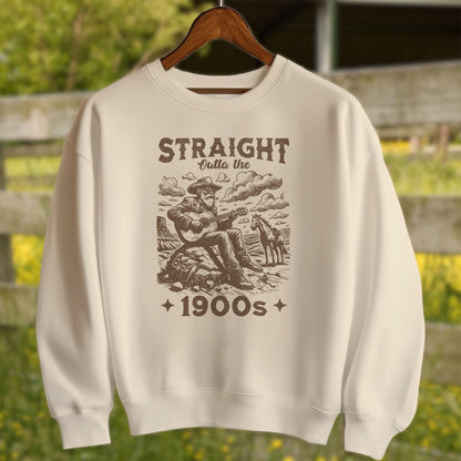 Physical Item Adult Sweatshirt / S / Sand Straight Outta The 1900s Shirt