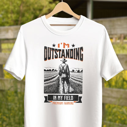 Physical Item Adult T-Shirt / White / XS Outstanding in My Field Shirt