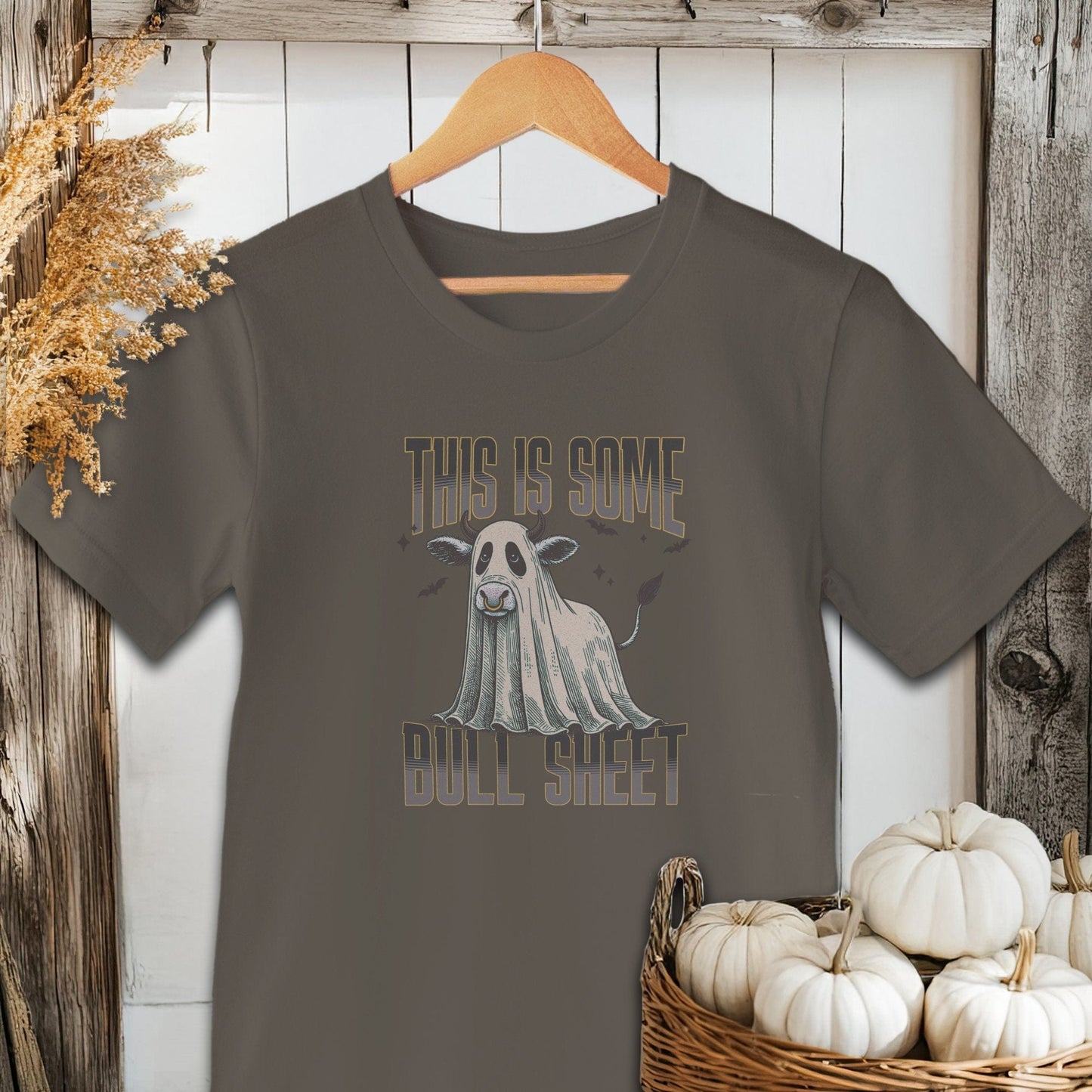 Physical Item Adult T-shirt / XS / Army Bull Sheet Halloween Shirt