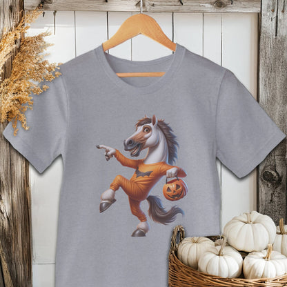 Physical Item Adult T-shirt / XS / Athletic Heather Halloween Horse Shirt