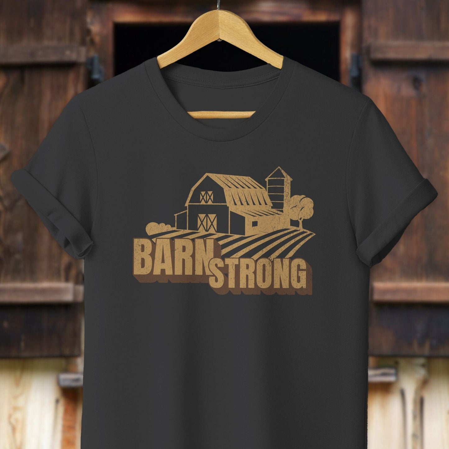 Physical Item Adult T-Shirt / XS / Black Barn Strong Shirt