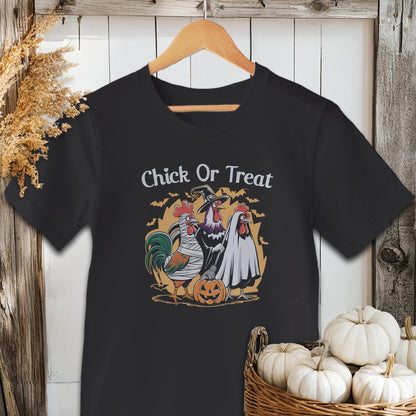 Physical Item Adult T-shirt / XS / Black Chick Or Treat Halloween Shirt